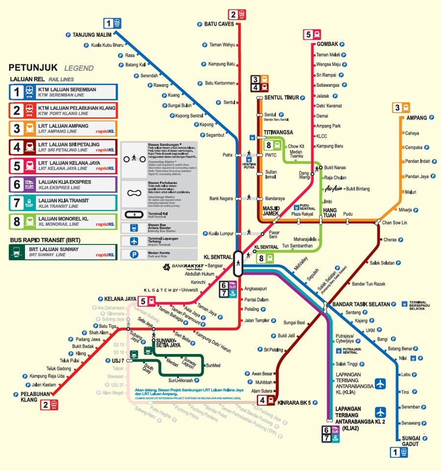 马来西亚mrt地图2016