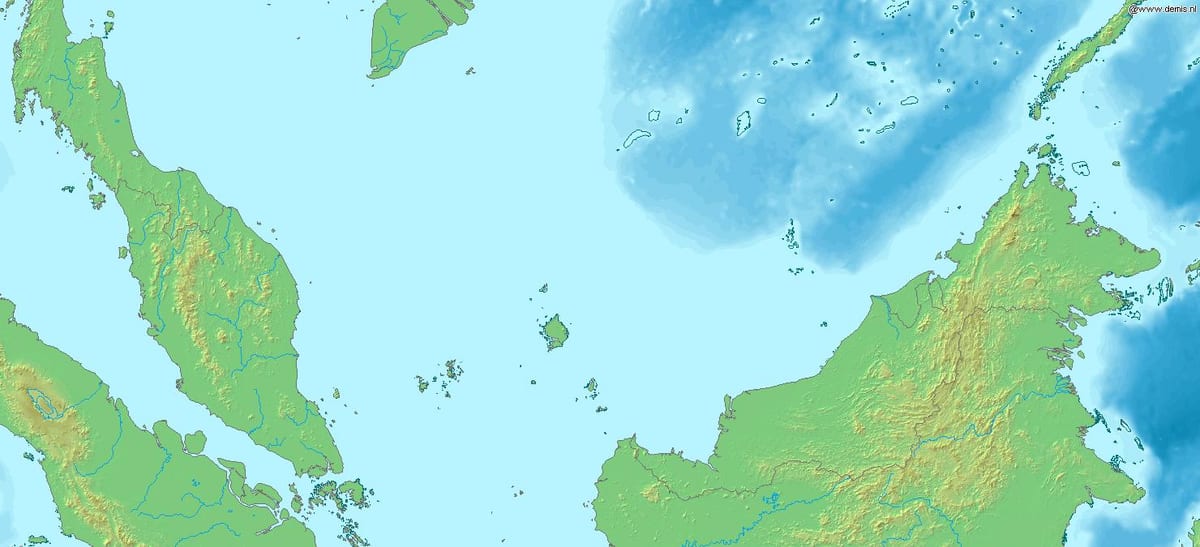 地图马来西亚3d