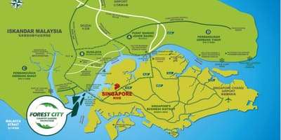 地图森林城市马来西亚