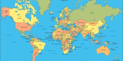 马来西亚的位置，在世界地图