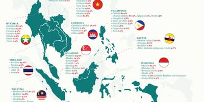 地图马来西亚的宗教