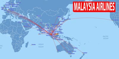 地图马来西亚的路线