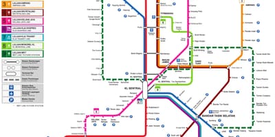 过境地图马来西亚