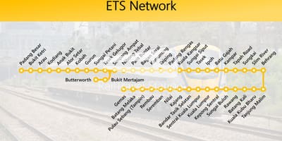 地图ets路线图马来西亚